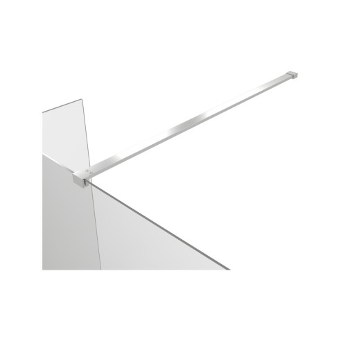 Superior Optional 300mm Wetroom Splash Panel - Chrome | Bath