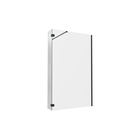 Superior Optional 300mm Wetroom Splash Panel - Black | Bathr