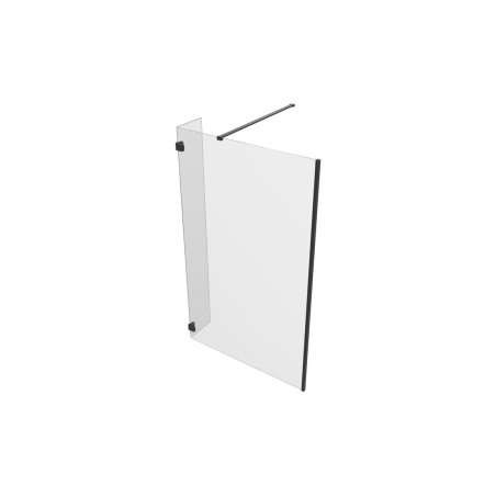 Superior Optional 300mm Wetroom Splash Panel - Black | Bathr