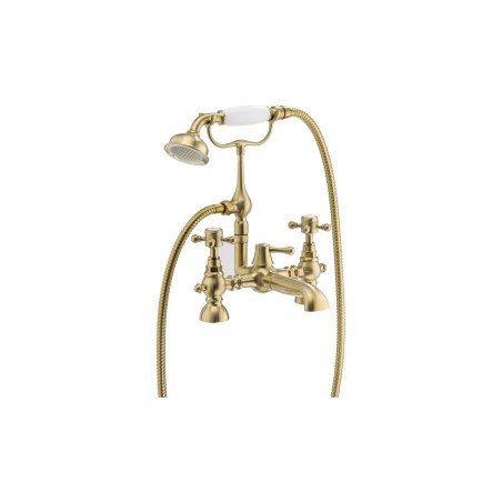 Abode Sentiment Bath Shower Mixer - Brushed Brass | Bathroom
