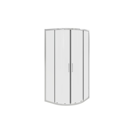 Classic 800mm 2 Door Easy-Fit Quadrant - Chrome | BathroomKi