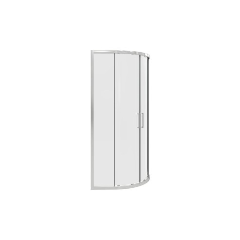 Classic 800mm 2 Door Easy-Fit Quadrant - Chrome | BathroomKi