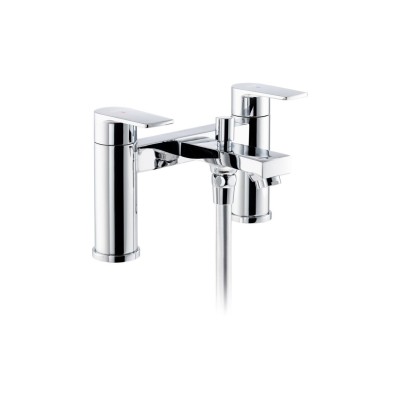 Abode Aquip Deck Mounted Bath Shower Mixer - Chrome | Bathro 2