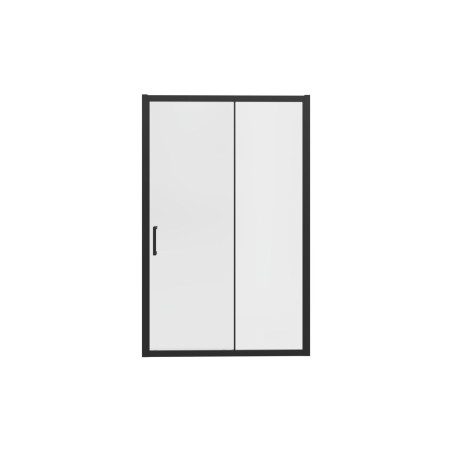 Classic 1400mm Sliding Door - Matt Black | BathroomKing