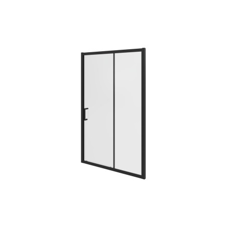 Classic 1400mm Sliding Door - Matt Black | BathroomKing
