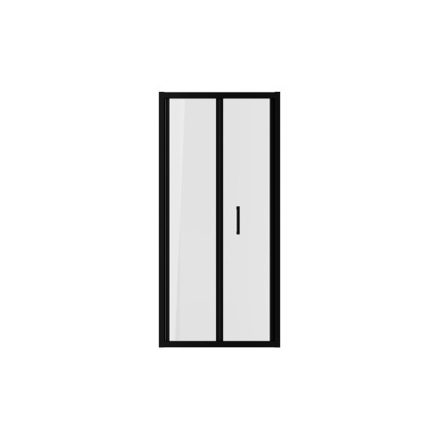 Classic 800mm Bi-fold Door - Matt Black | BathroomKing