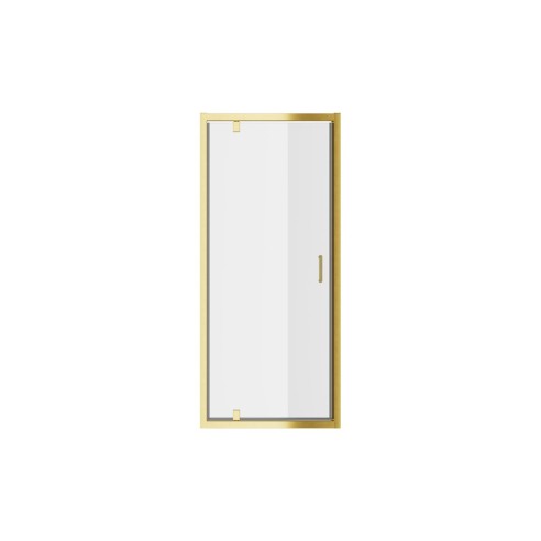 Classic 800mm Pivot Door - Brushed Brass | BathroomKing