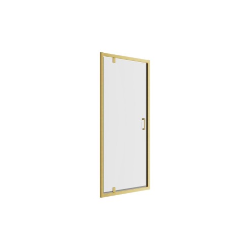 Classic 900mm Pivot Door - Brushed Brass | BathroomKing