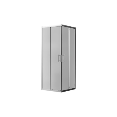 Classic Easy-Fit 800mm Corner Entry Door - Chrome | Bathroom 2