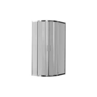 Classic Easy-Fit 1000x800mm 2 Door Offset Quadrant - Chrome 2