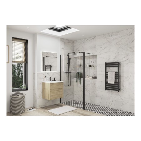 Superior Optional 1950x300x8mm Rotatable Wetroom Panel (Full