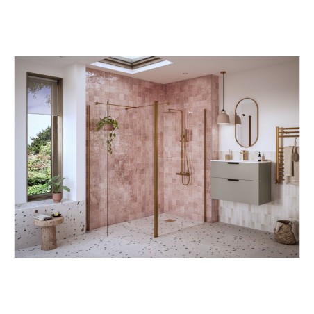 Superior Optional 1950x300x8mm Rotatable Wetroom Panel (Full