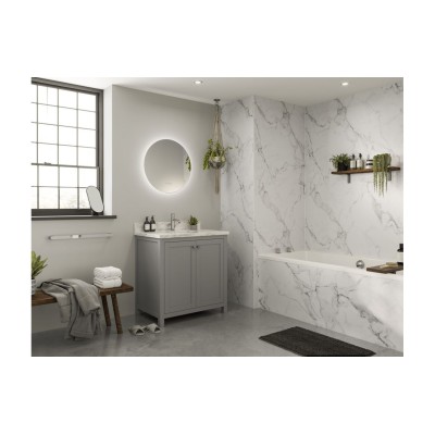 Abode Euphoria Bath Overflow Filler & Clicker Waste - Chrome 2