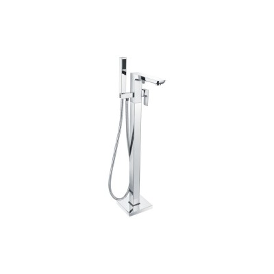 Azurite Floor Standing Bath/Shower Mixer - Chrome | Bathroom