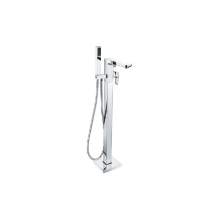 Azurite Floor Standing Bath/Shower Mixer - Chrome | Bathroom