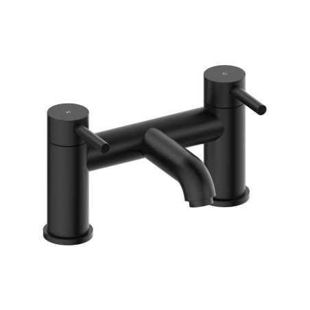Opal Bath Filler - Matt Black | Bathroom Taps | BathroomKing