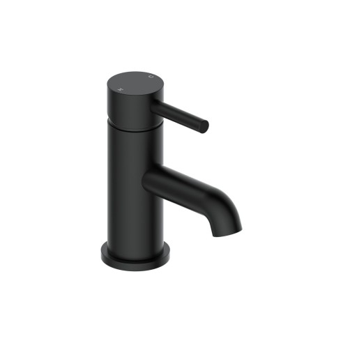 Opal Basin Mixer & Waste - Matt Black | Bathroom Taps | Bath