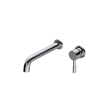 Opal 220mm Wall Mounted Basin Mixer - Chrome | Bathroom Taps