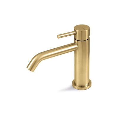 Vema Tiber Basin Mixer - Brushed Brass | Bathroom Taps | Bat