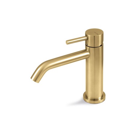 Vema Tiber Basin Mixer - Brushed Brass | Bathroom Taps | Bat