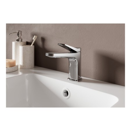 Evie Basin Mixer & Waste - Chrome | Bathroom Taps | Bathroom