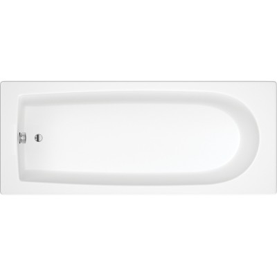 Milan 1500mm Round 1500 x 700mm Supercast Single Ended Bath