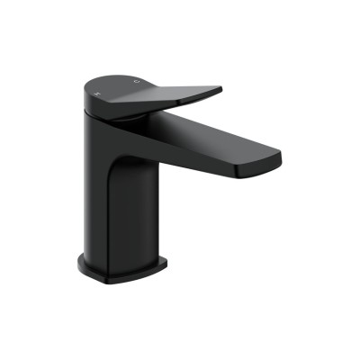 Evie Basin Mixer & Waste - Matt Black | Bathroom Taps | Bath