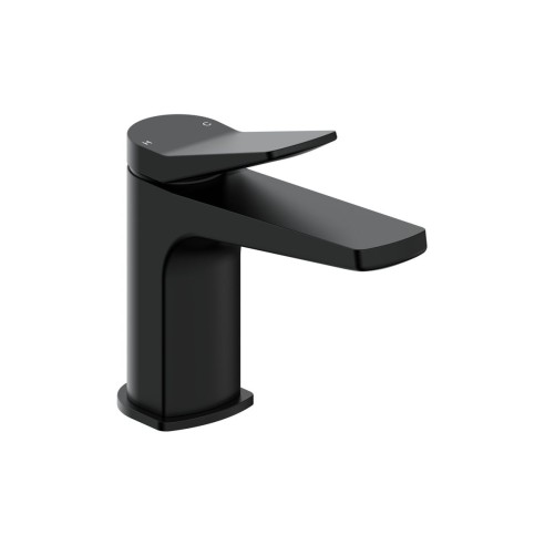 Evie Basin Mixer & Waste - Matt Black | Bathroom Taps | Bath