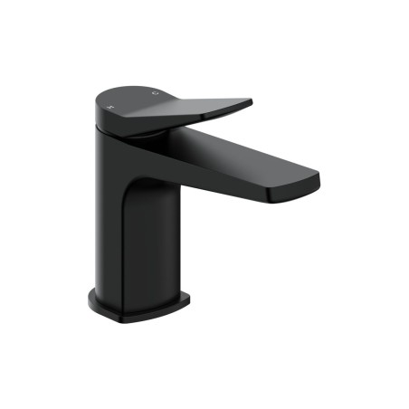 Evie Basin Mixer & Waste - Matt Black | Bathroom Taps | Bath