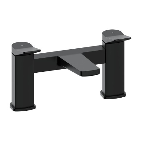 Evie Bath Filler - Matt Black | Bathroom Taps | BathroomKing