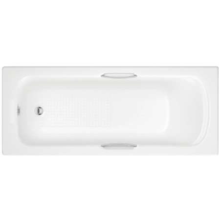 Grenadeer 1700mm Twin Grip Anti-Slip Single Ended Bath 2 Tap Hole