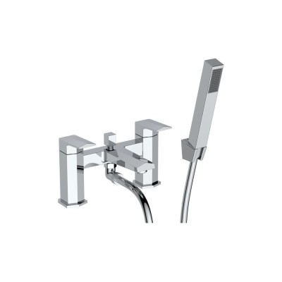 Elsa Bath/Shower Mixer & Bracket - Chrome | Bathroom Taps |