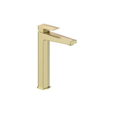 Elsa Tall Basin Mixer - Brushed Brass | Bathroom Taps | Bath