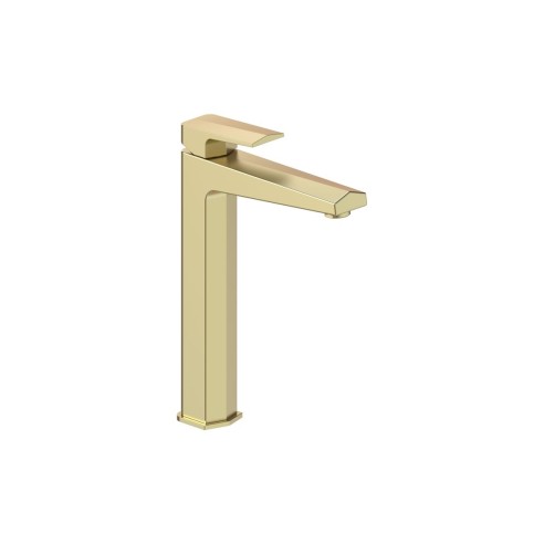 Elsa Tall Basin Mixer - Brushed Brass | Bathroom Taps | Bath