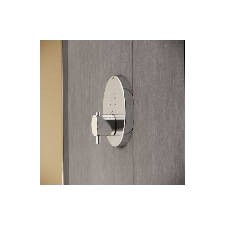 VitrA Aquacontrol Round Concealed Thermostatic 2-Way Bath Mi