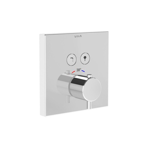 VitrA Aquacontrol Square Concealed Thermostatic 2-Way Bath M