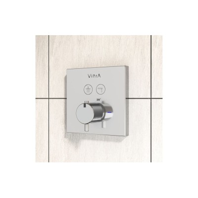 VitrA Aquacontrol Square Concealed Thermostatic 2-Way Bath M 2