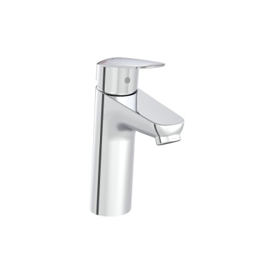 VitrA Flow Round Large Basin Mixer - Chrome | Bathroom Taps
