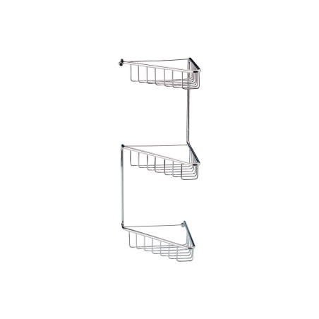 Lussari 3-Tier Corner Shower Caddy - Chrome | Bathroom Acces
