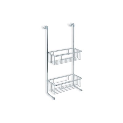 Vezzana 2-Tier Shower Caddy - Chrome | Bathroom Accessories