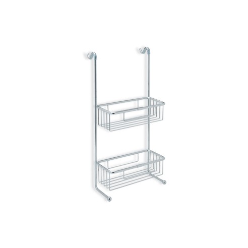 Vezzana 2-Tier Shower Caddy - Chrome | Bathroom Accessories