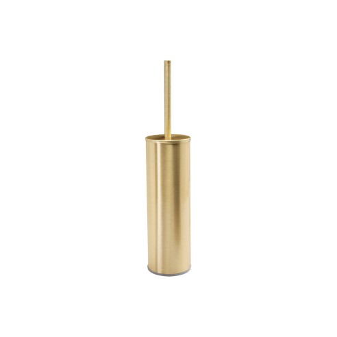 Tanaro Wall Mounted Toilet Brush Holder - Brushed Brass | Ba