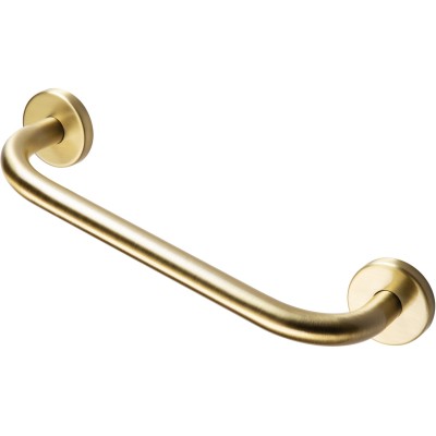 Straight 35cm Grab Rail - Brushed Brass | Bathroom Accessori