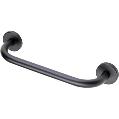 Straight 35cm Grab Rail - Matt Black | Bathroom Accessories