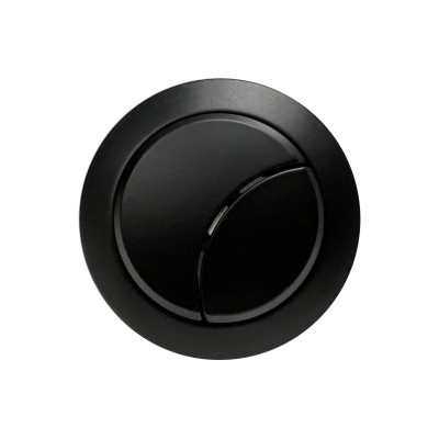 Dual Push Button Cover (Cable) - Matt Black | Bathroom Acces