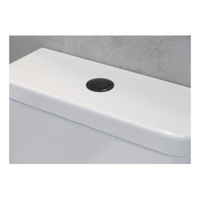 Dual Push Button Cover (Cable) - Matt Black | Bathroom Acces 2