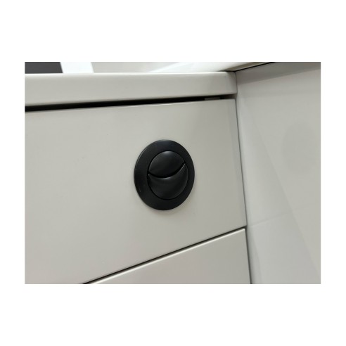 Dual Push Button Cover (Cable) - Matt Black | Bathroom Acces