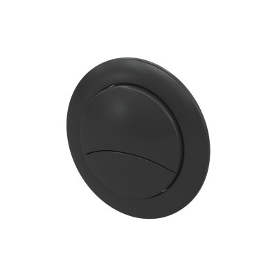 Dual Push Button Cover (Rod) - Matt Black | Bathroom Accesso
