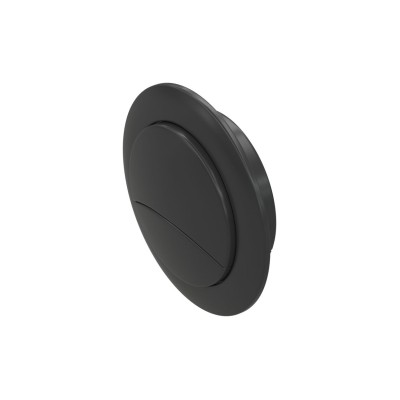 Dual Push Button Cover (Rod) - Matt Black | Bathroom Accesso 2