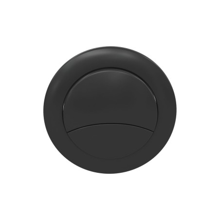 Dual Push Button Cover (Rod) - Matt Black | Bathroom Accesso
